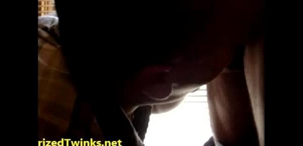  bj and swallowing a large thick white load with cum play